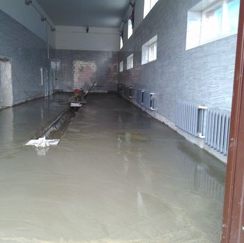 Топпинговый пол 144 м², автосервис, Бронницы — до