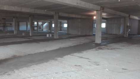 Бетонная стяжка 1830 м², склад, Пушкино — до