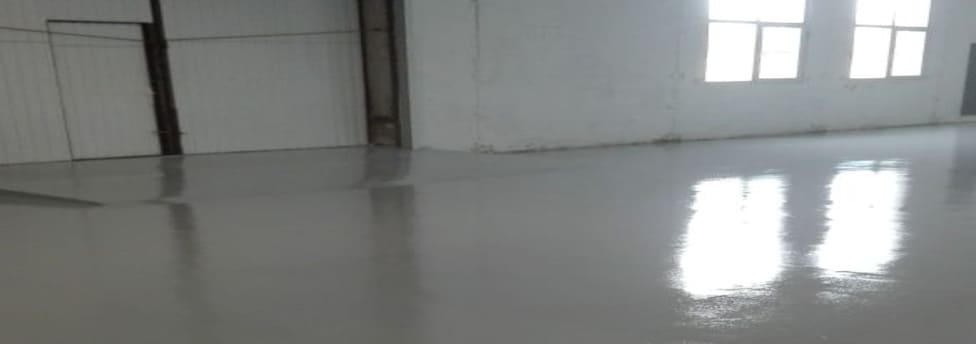 Полимерный пол · 357 м² · склад · Чашниково