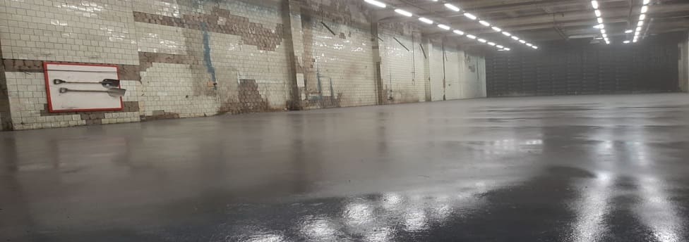 Топпинговый пол · 415.6 м² · склад · Москва