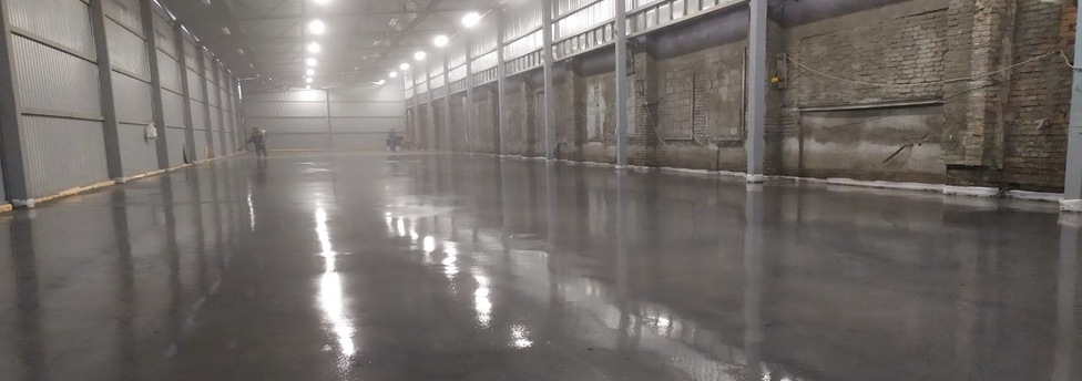 Топпинговый пол · 650 м² · склад · Коломна