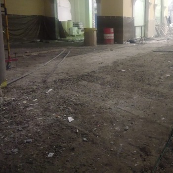 Топпинговый пол 2610 м², торговый центр, Москва — до
