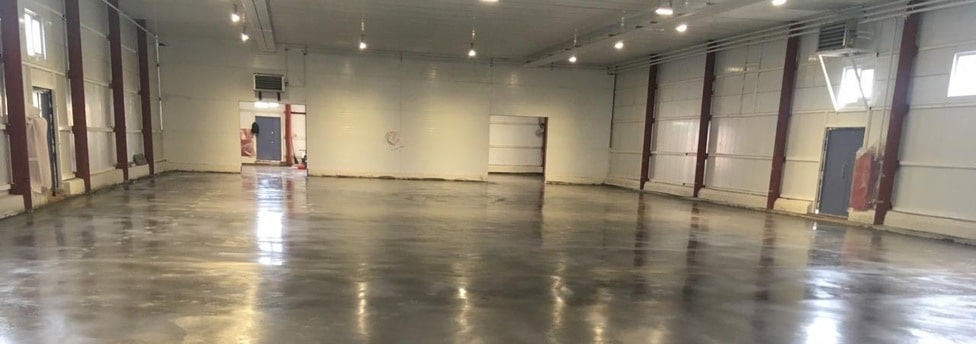 Топпинговый пол · 865 м² · склад · Истра