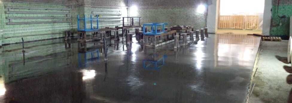 Топпинговый пол · 300 м² · склад · Киржач