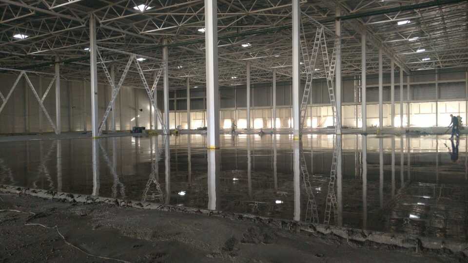 Топпинговый пол 34400 м², склад, Толстопальцево — после