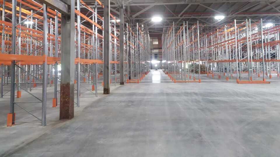 Топпинговый пол 8766 м², склад, Первомайское — после