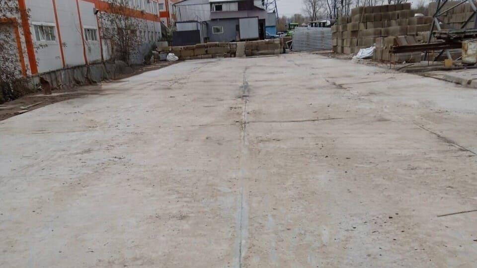 Топпинговый пол 860 м², производство, Видное — после