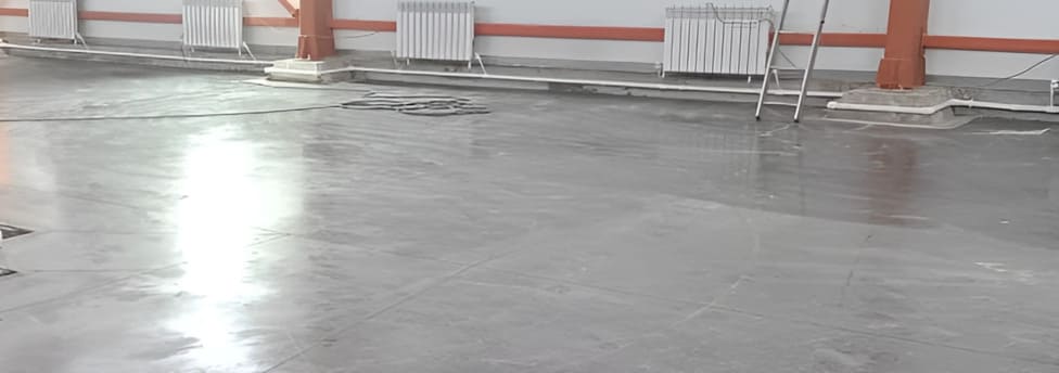 Топпинговый пол 304 м², производство, Московская область — результат работ