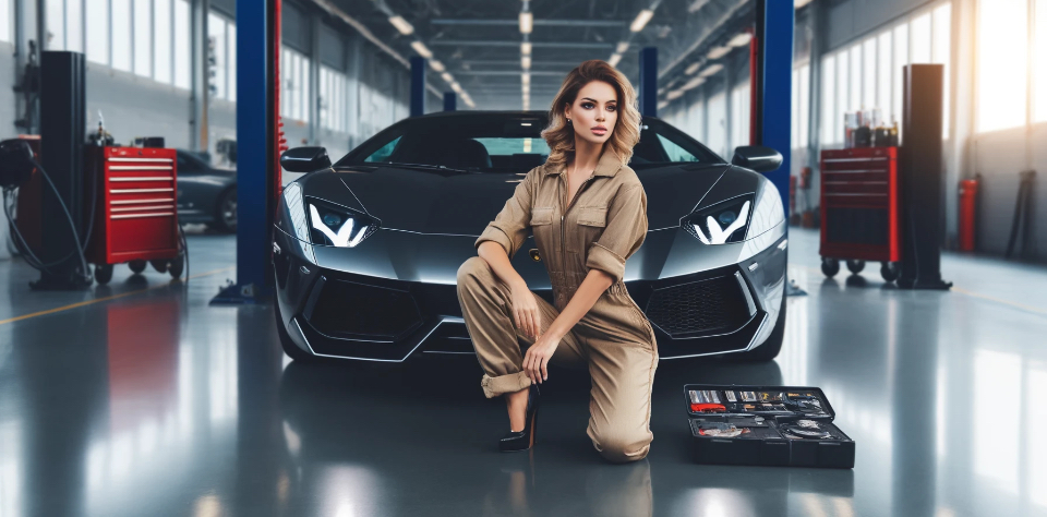 Выбирайте наши полы для автосервиса