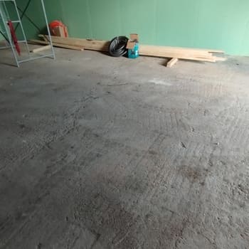 Топпинговый пол 104 м², производство, Лотошино — до