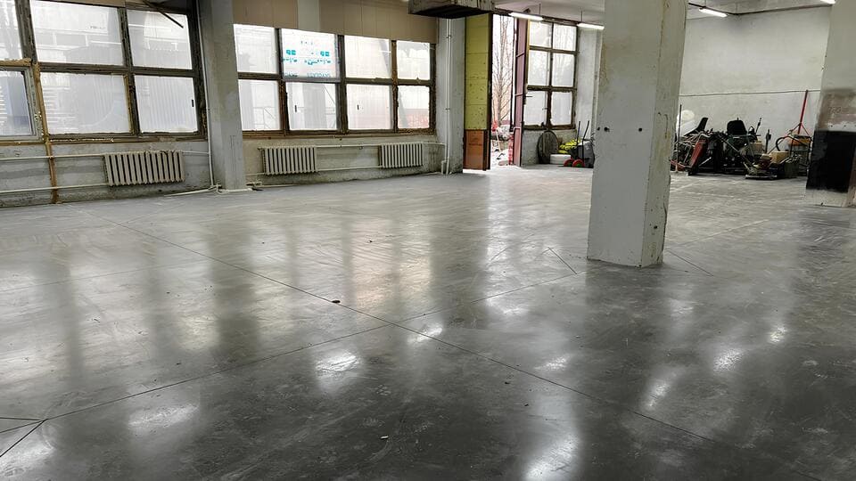 Топпинговый пол 433 м², склад, Сергиев Посад — после