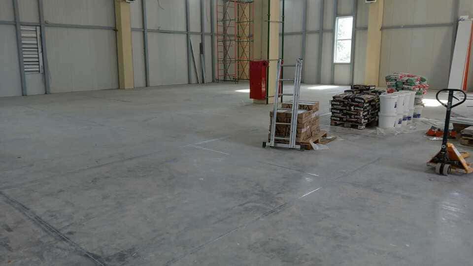 Топпинговый пол 2370.4 м², производство, Мытищи — после