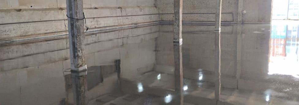 Топпинговый пол 1717.8 м², склад, Московская область — результат работ