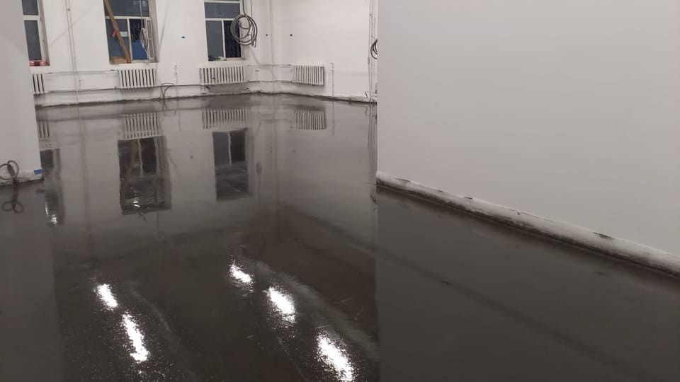 Топпинговый пол, производство в Москве — после
