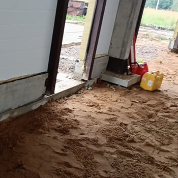 Топпинговый пол 1188 м², склад, Богослово — до
