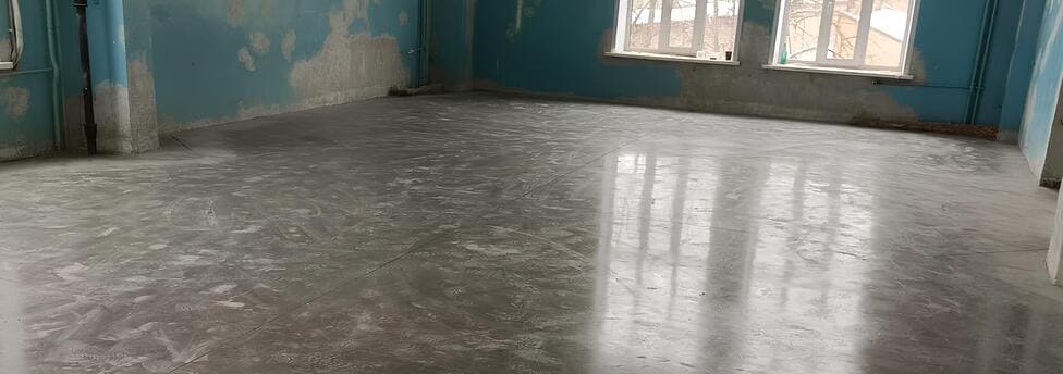 Топпинговый пол 299.3 м², производство, Королёв — результат работ