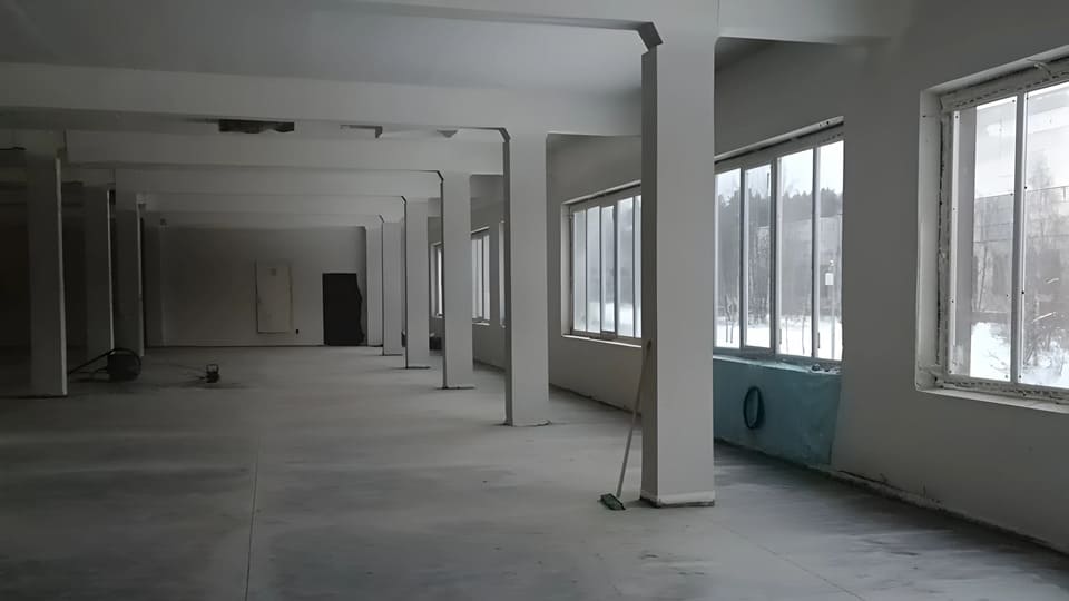 Топпинговый пол 1103 м², административное здание, Москва — после