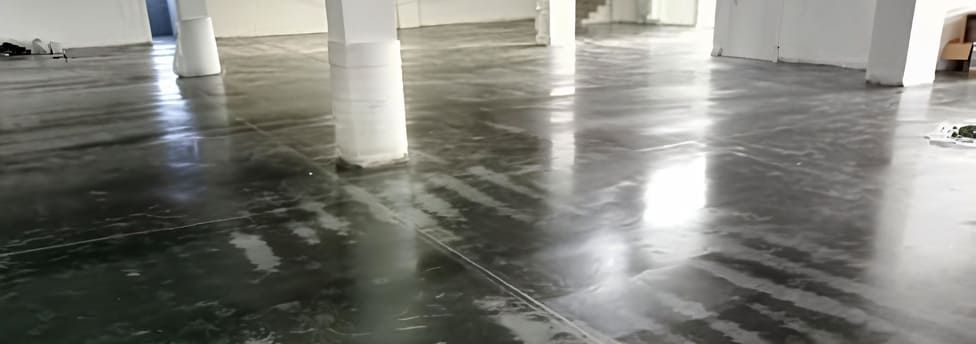 Топпинговый пол 736 м², склад, Дзержинский — результат работ