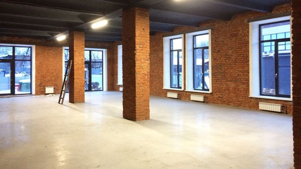 Топпинговый пол 807 м², административное здание, Москва — после