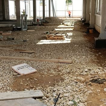 Топпинговый пол 528 м², производство, Подольск — до