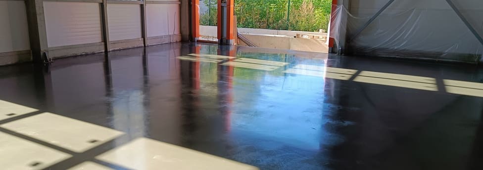 Топпинговый пол 528 м², производство, Подольск — результат работ