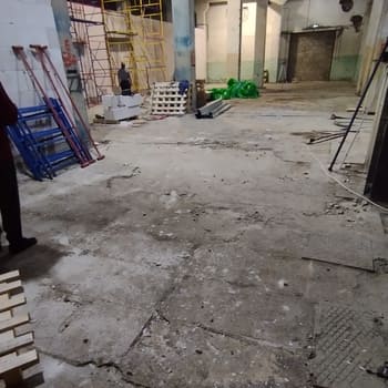 Топпинговый пол 585 м², производство, Егорьевск — до