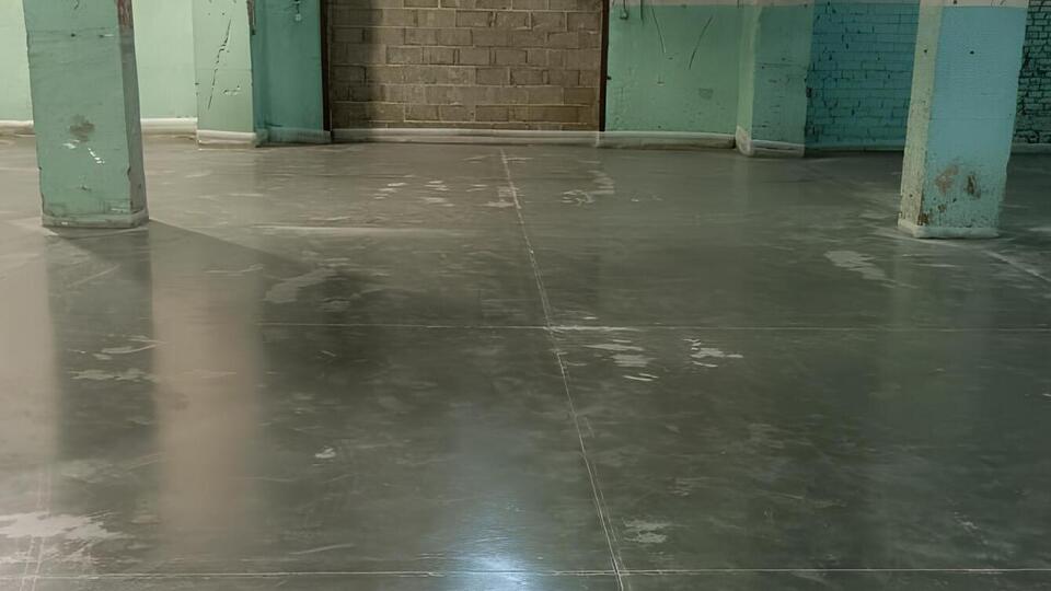 Топпинговый пол 585 м², производство, Егорьевск — после