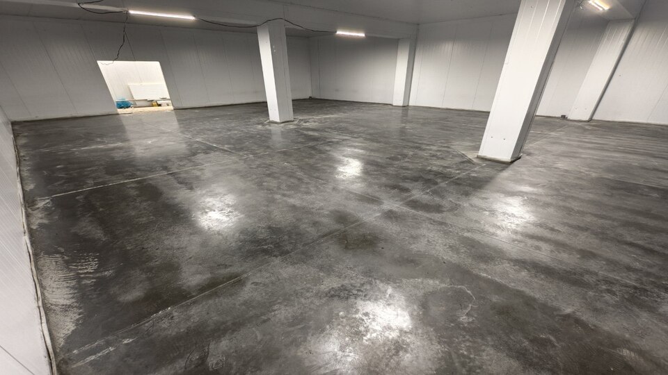Топпинговый пол 395 м², склад, Дмитров — после